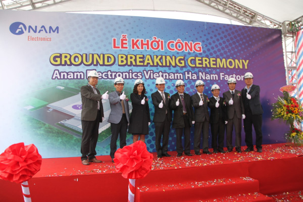 Lễ Khởi Công Nhà Máy Anam Electronics Tại Khu Công Nghiệp Đồng Văn IV Viglacera